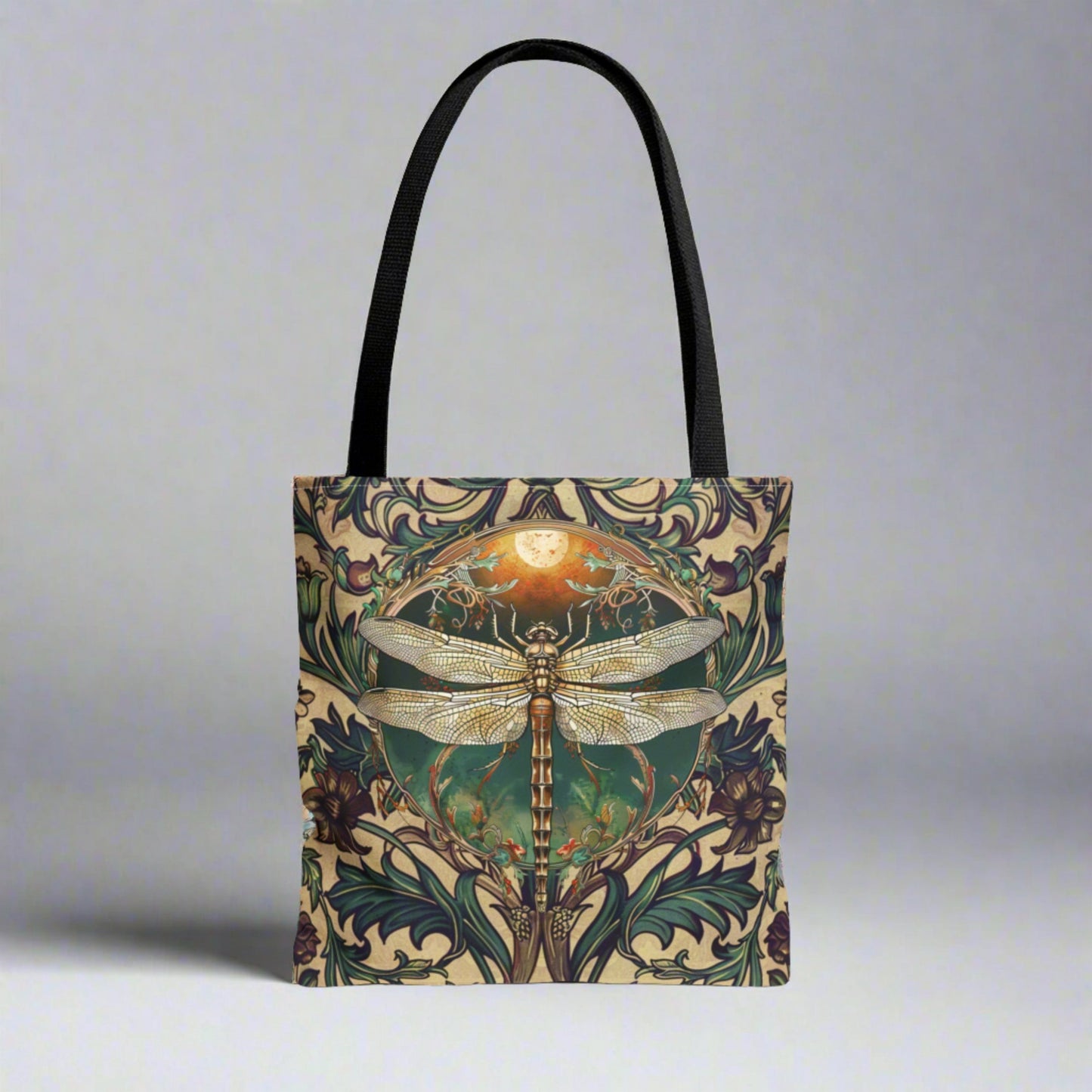 Dragonfly Moon Tote Bag