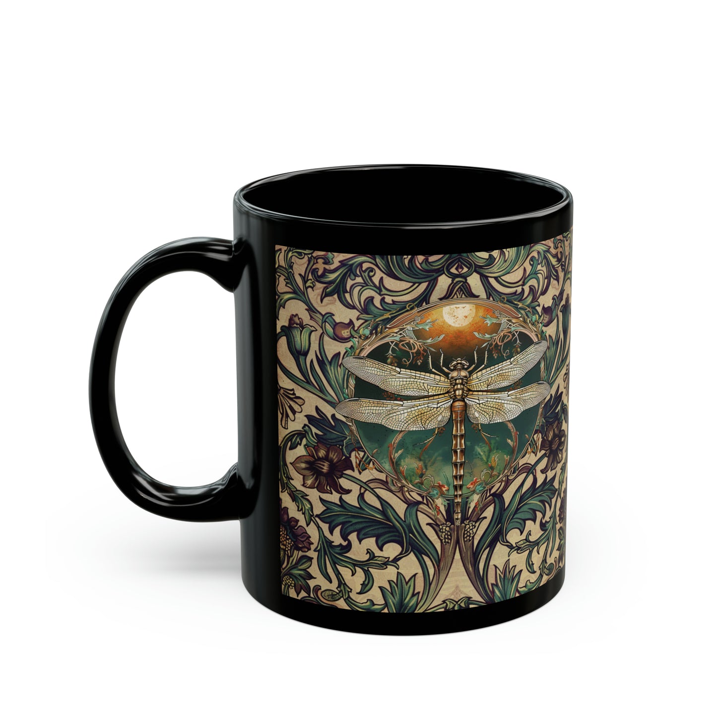 Dragonfly Moon Mug