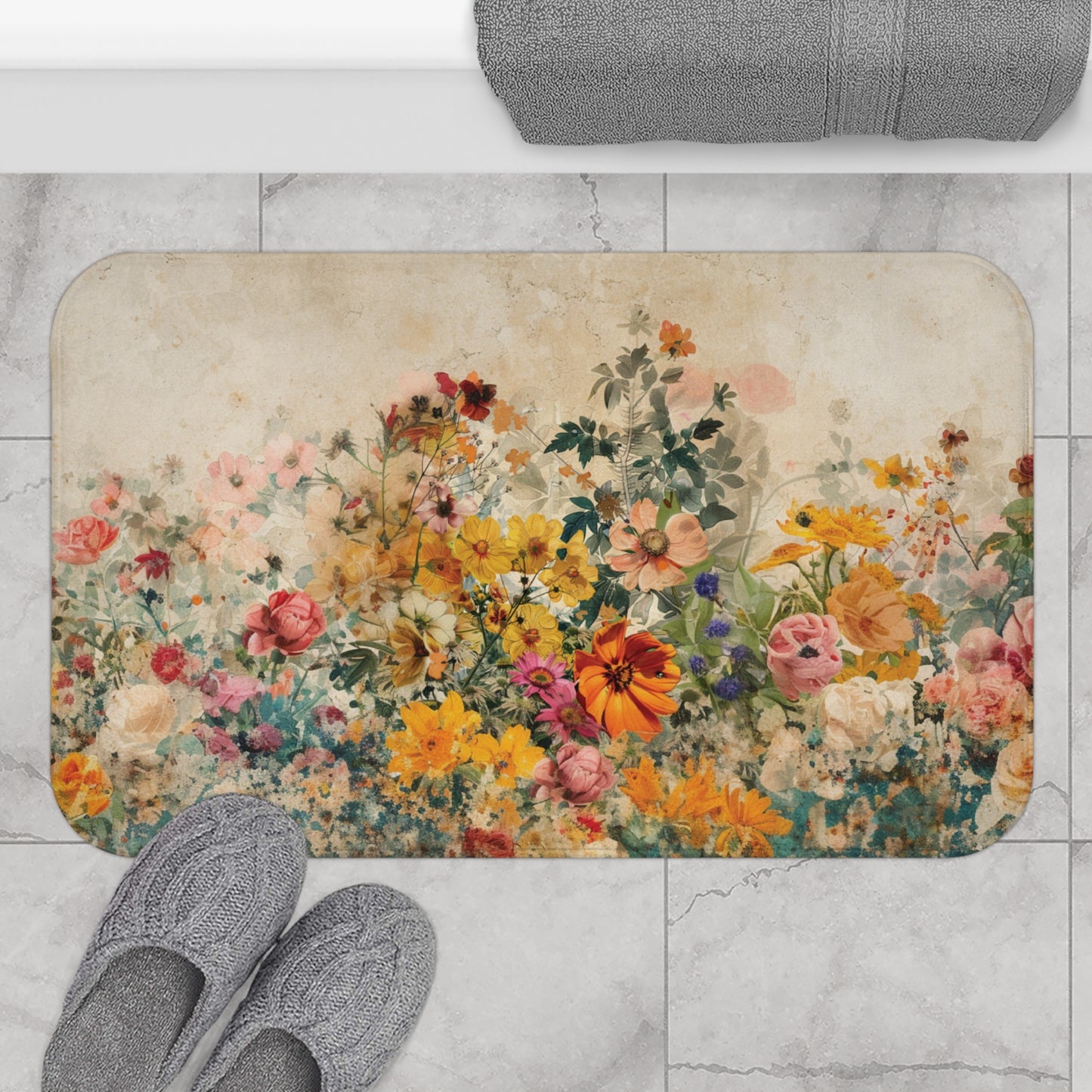 Wildflowers Bath Mat