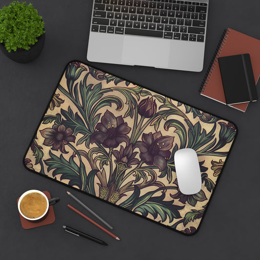 Art Nouveau Floral Desk Mat