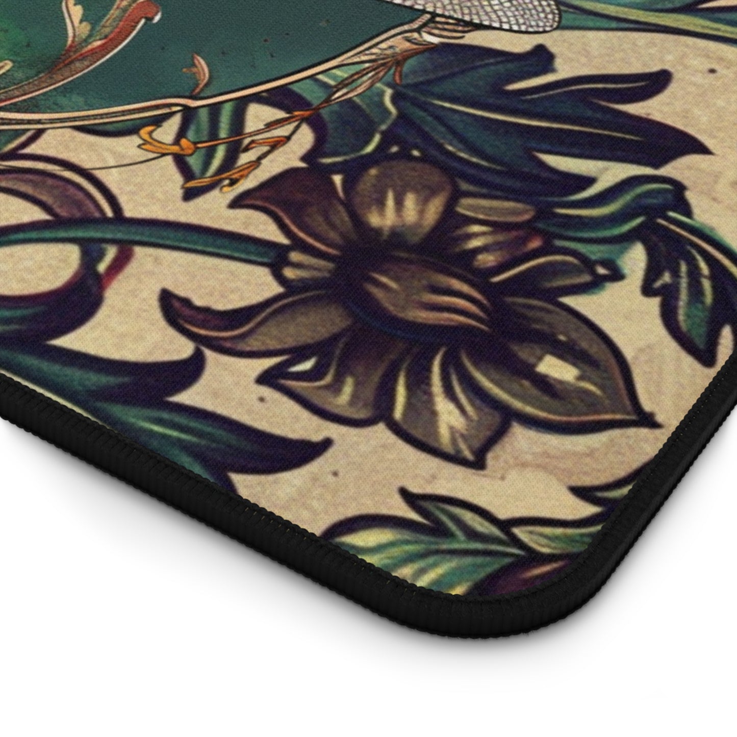 Dragonfly Moon Desk Mat