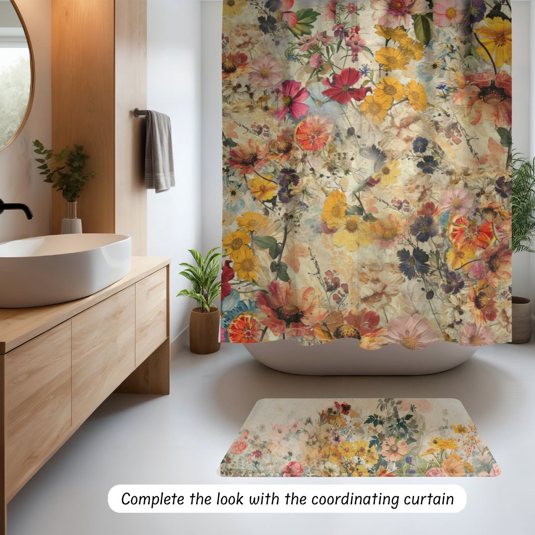 Wildflowers Bath Mat